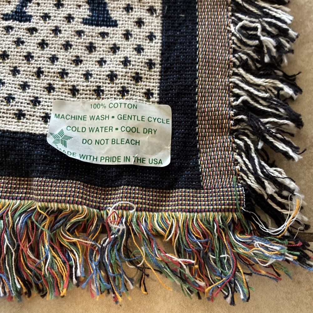 NWT Boy Scouts Of America Cotton Throw Blanket, Alamo Area Council, 100% Cotton - Picture 7 of 12